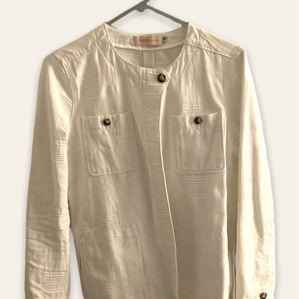 Tory Burch Everett Belted Jacket. Missing Belt